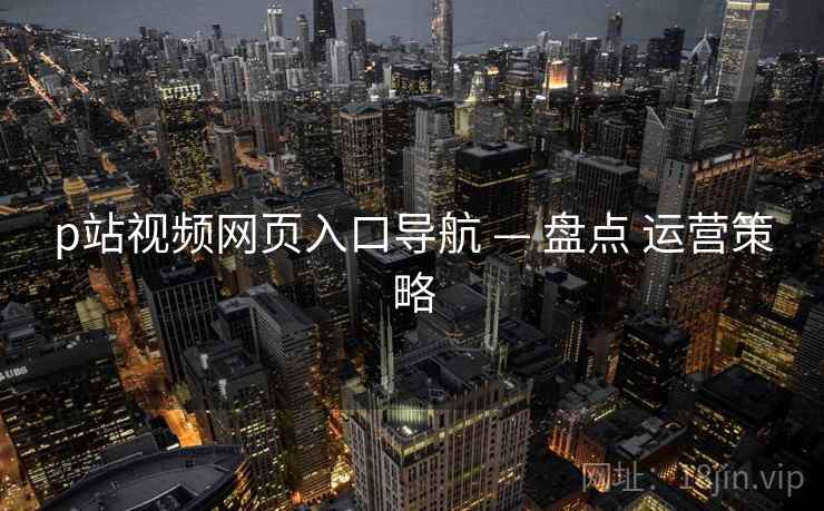 p站视频网页入口导航 — 盘点 运营策略  第1张