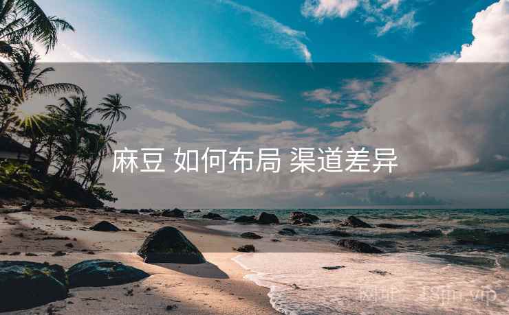 麻豆 如何布局 渠道差异  第1张