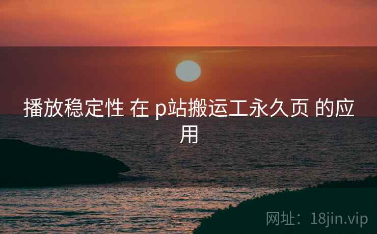 播放稳定性 在 p站搬运工永久页 的应用  第2张