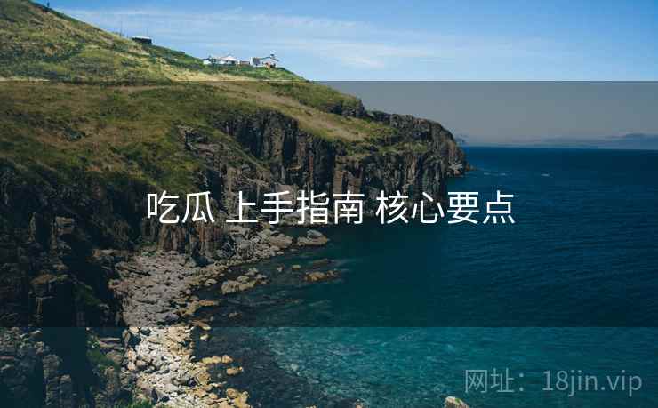 吃瓜 上手指南 核心要点  第1张