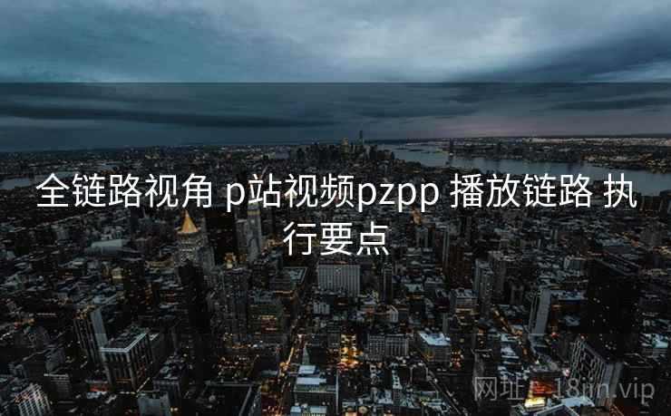全链路视角 p站视频pzpp 播放链路 执行要点  第1张