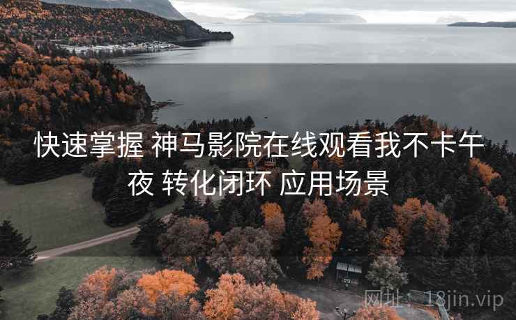 快速掌握 神马影院在线观看我不卡午夜 转化闭环 应用场景  第1张